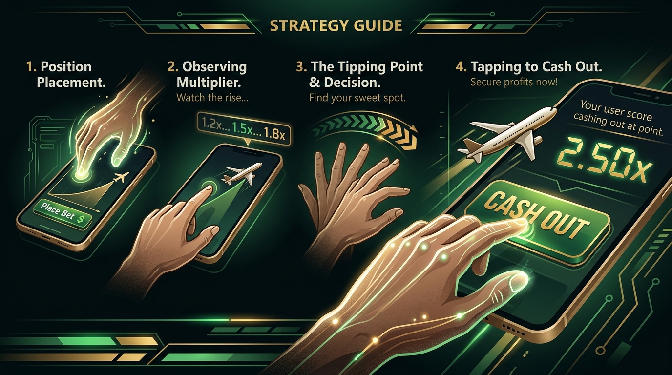 Aviator strategy guide showing low-risk, medium-risk, and high-risk cashout approaches